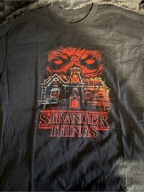 stranger things graphic tee